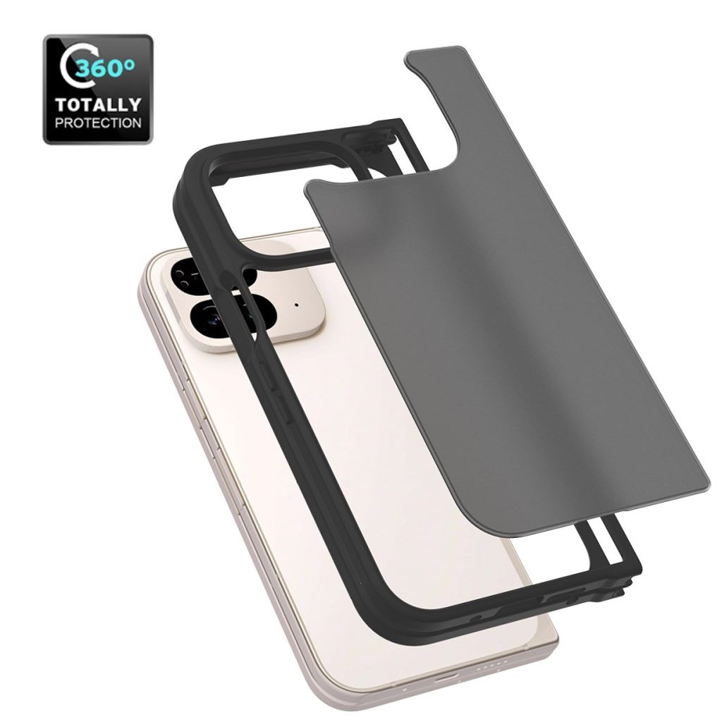 Google Pixel 9 Pro Fold Cover med Skin Touch og akrylbag – Lyserød