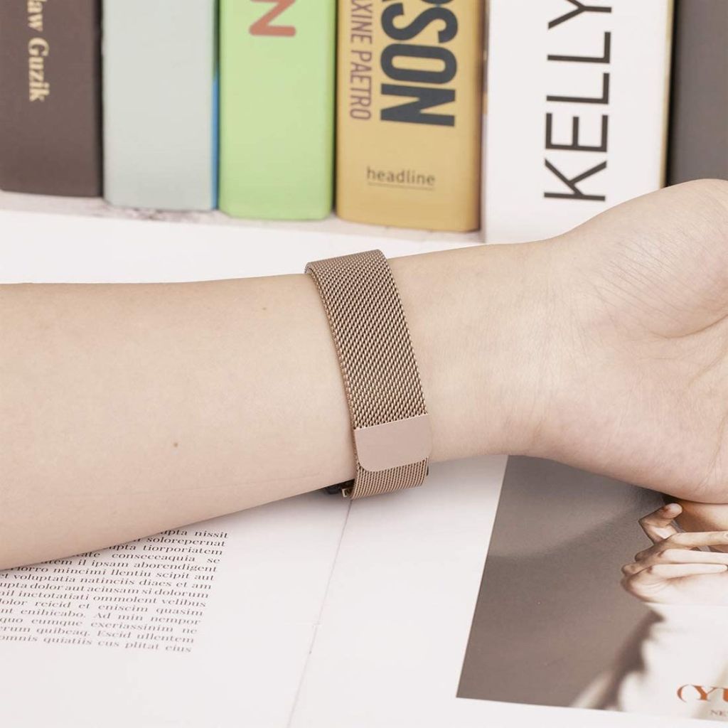 Garmin Forerunner 245 Music/645 Music Milanese Klokkereim – Roségull