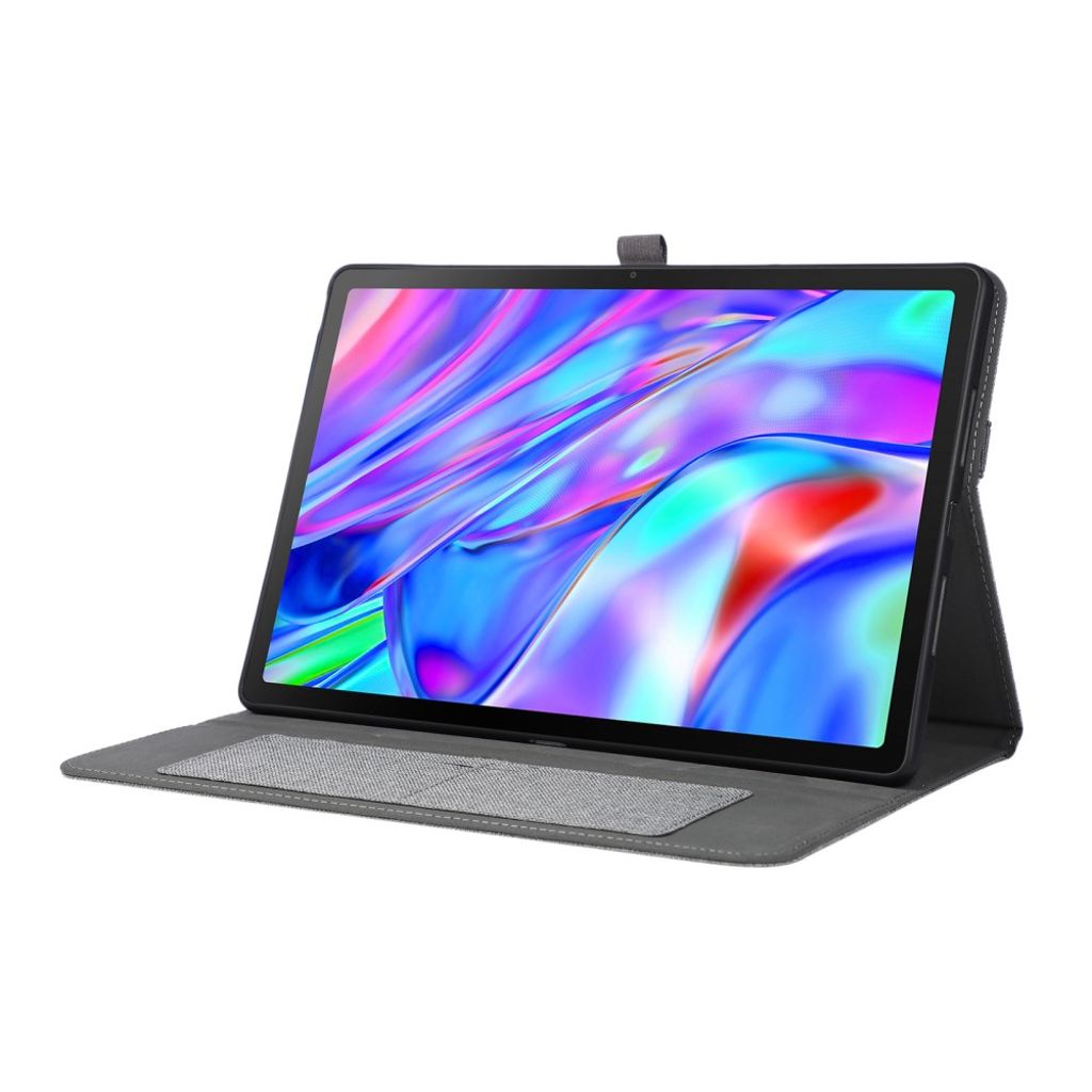 Lenovo Idea Tab Plus Lommeboketui Stativ Kortholder - Grå