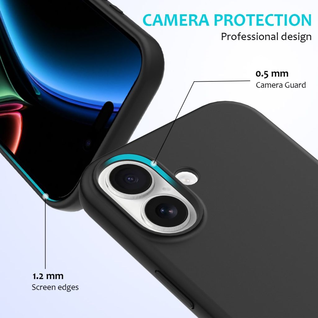 iPhone 17 Silicone Phone Case - Black