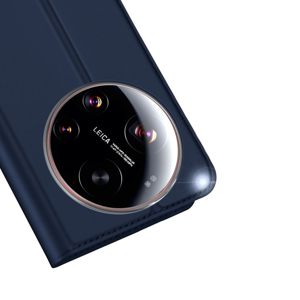 DUX DUCIS Xiaomi 17 Ultra 5G Lommeboketui Kortholder/Stativ – Blå