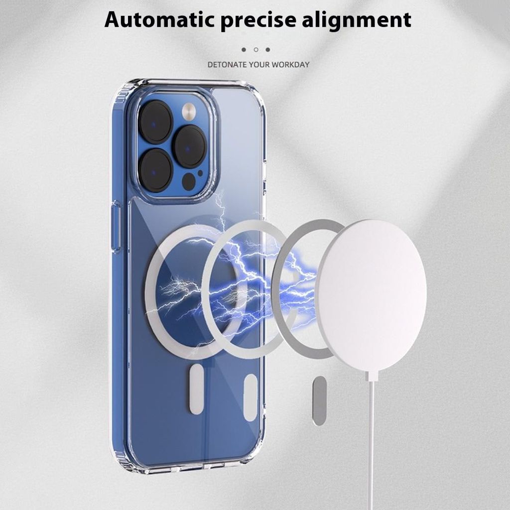 iPhone 15 Pro MagSafe-kompatibelt Skal – Transparent