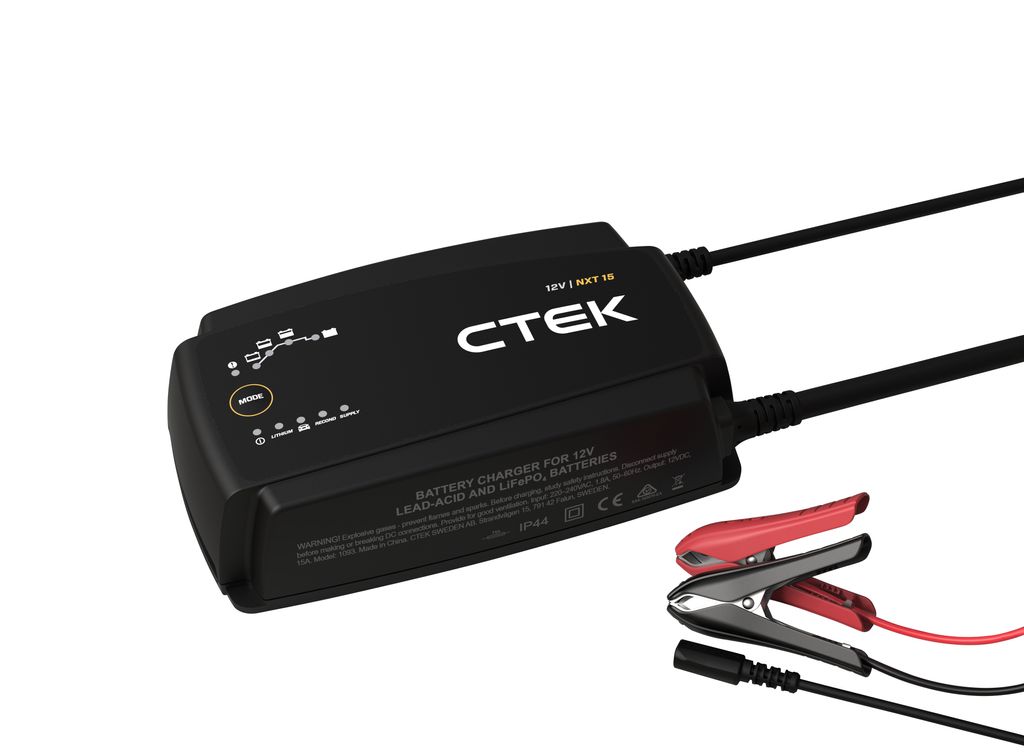 CTEK NXT 15 - 12V 15A Ladegerät 30–350Ah