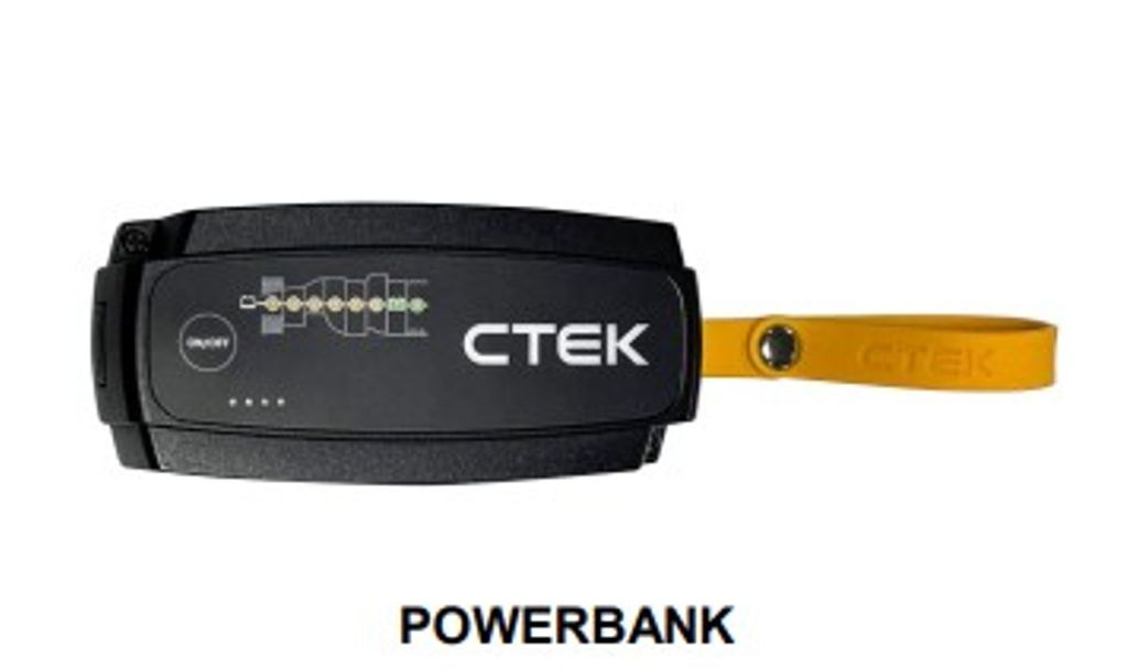 CTEK MXS 3.8A Power Kit med 5000mAh powerbank