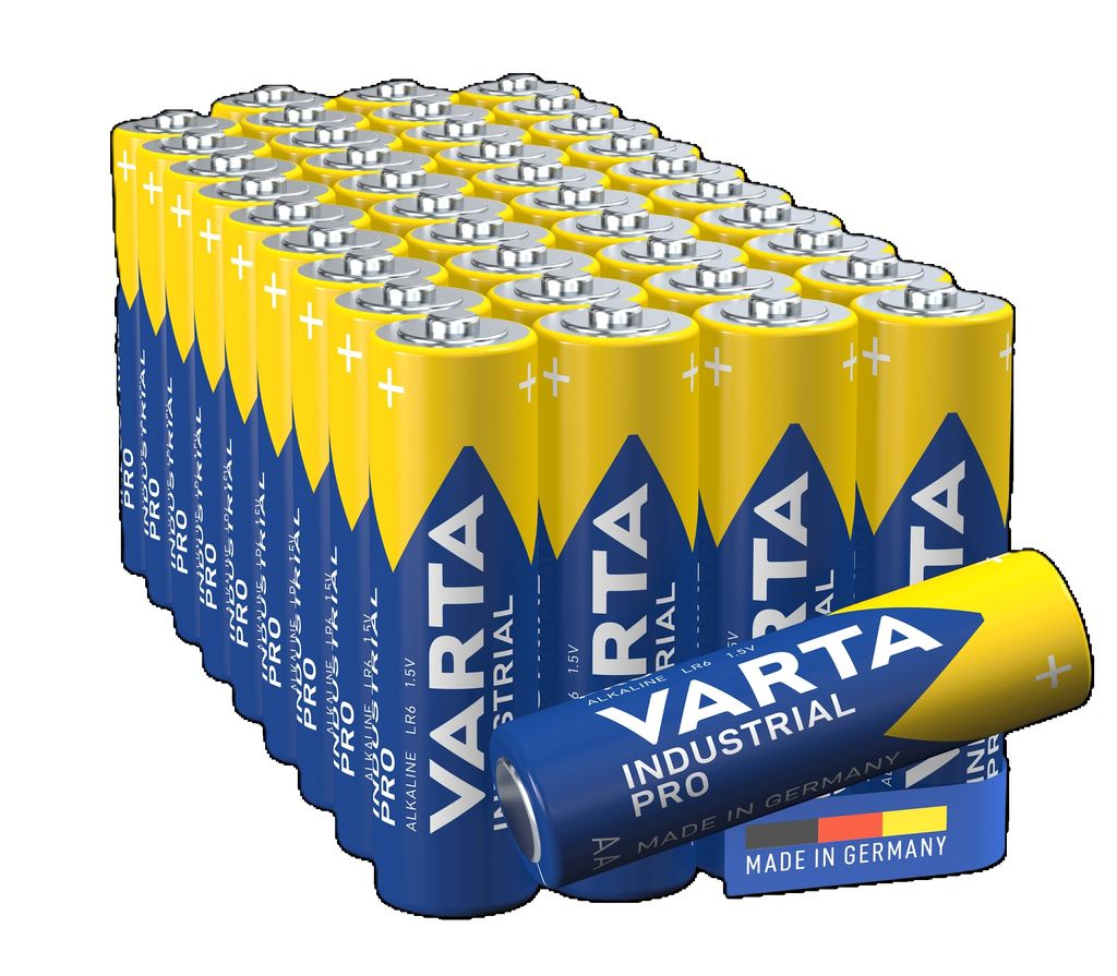 VARTA Industrial Pro AA-batteri LR6 1,5V – 40-pak