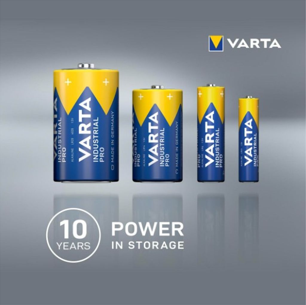VARTA Industrial Pro C-batterier, 20-pakning