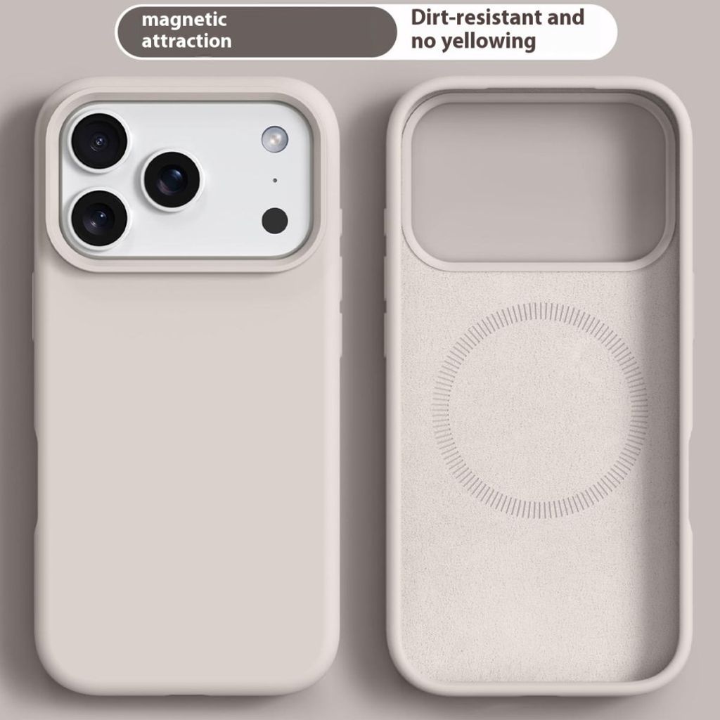 iPhone 17 Pro Max Kuori MagSafe-yhteensopiva - Antiikinvalkoinen