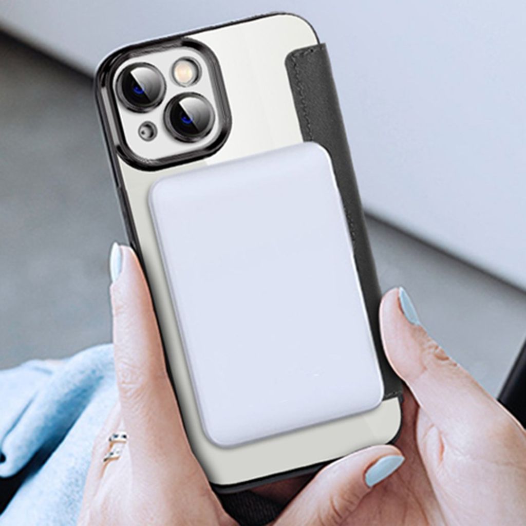 iPhone 14 Plus Plånboksfodral MagSafe RFID-blockerande – Safir