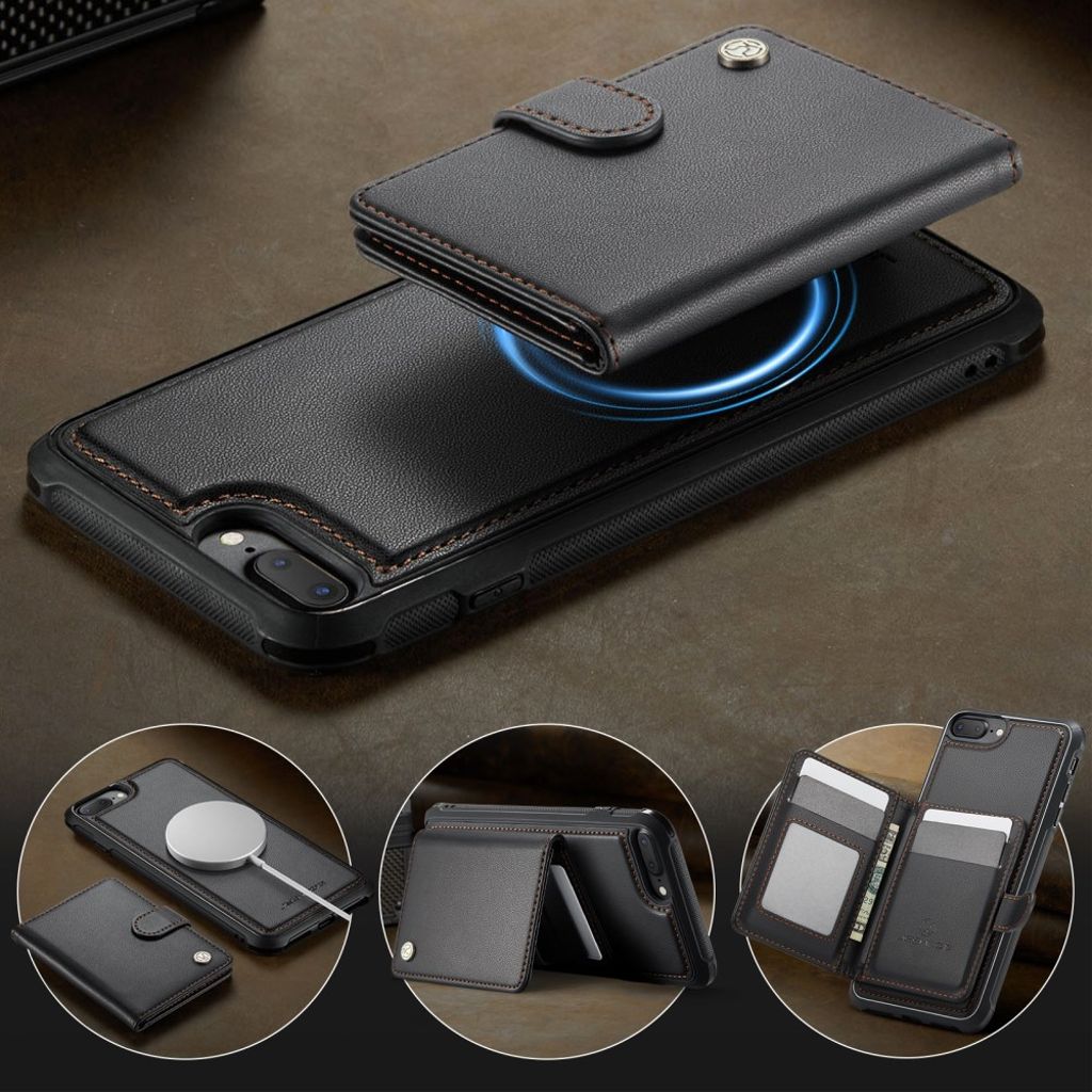 JEEHOOD iPhone 7 Plus / 8 Plus Skal med MagSafe - Svart