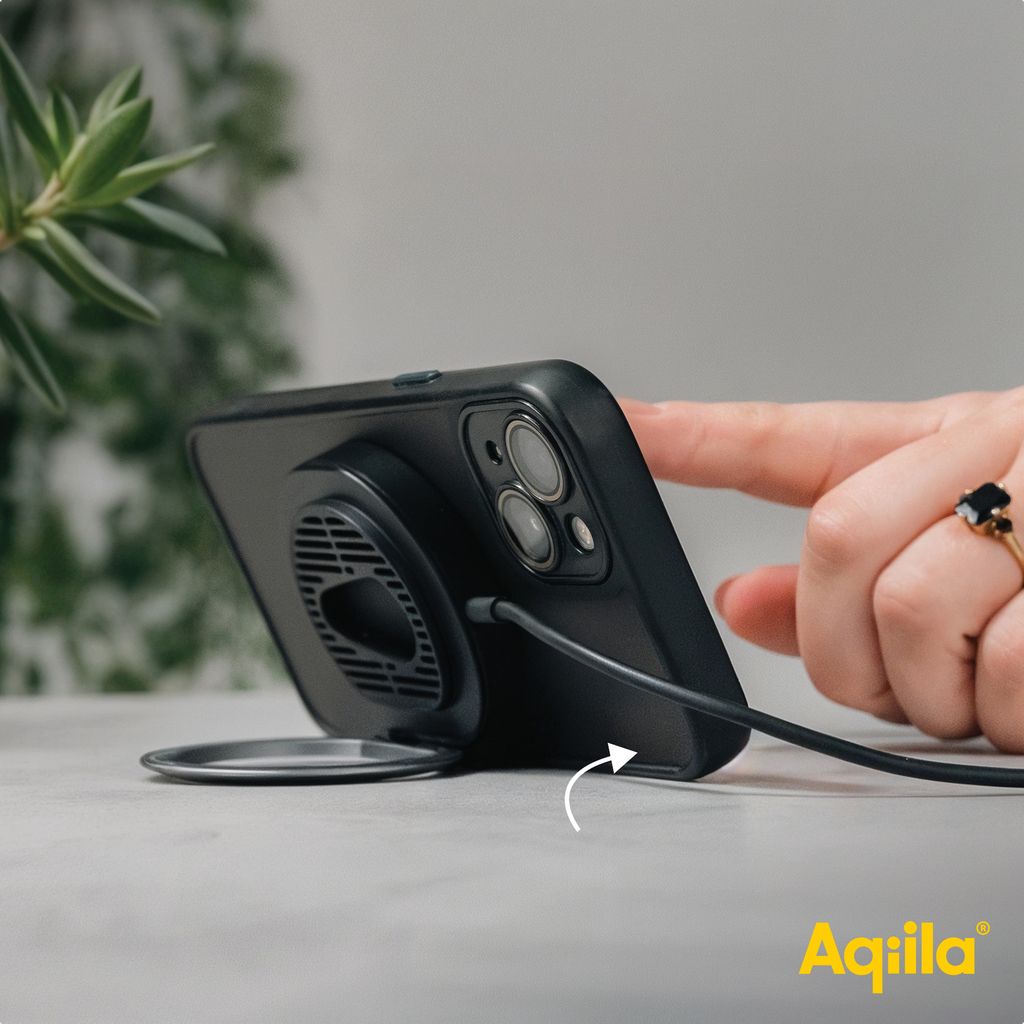 Aqiila Chargebird QC1 Qi2 trådløs oplader 3-i-1 med bilmontering
