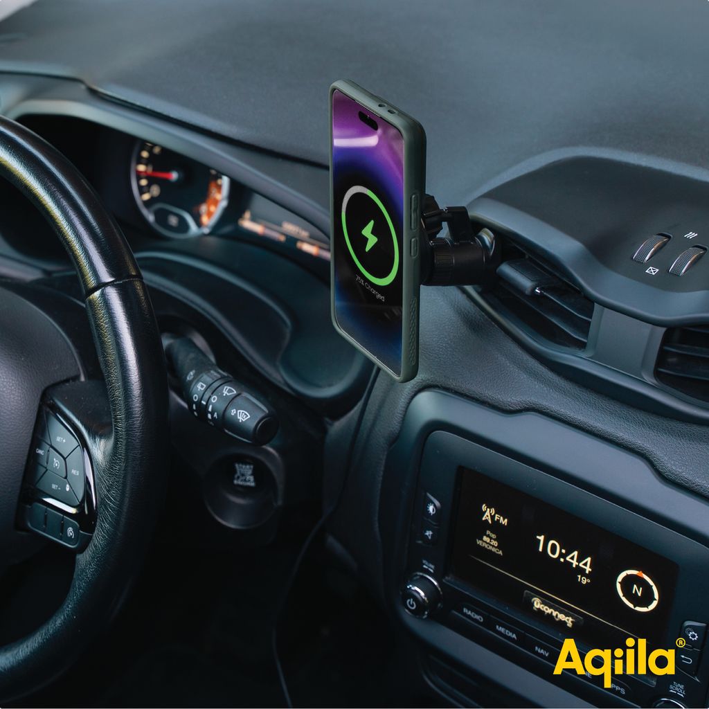 Aqiila Chargebird QC1 Qi2 trådløs oplader 3-i-1 med bilmontering