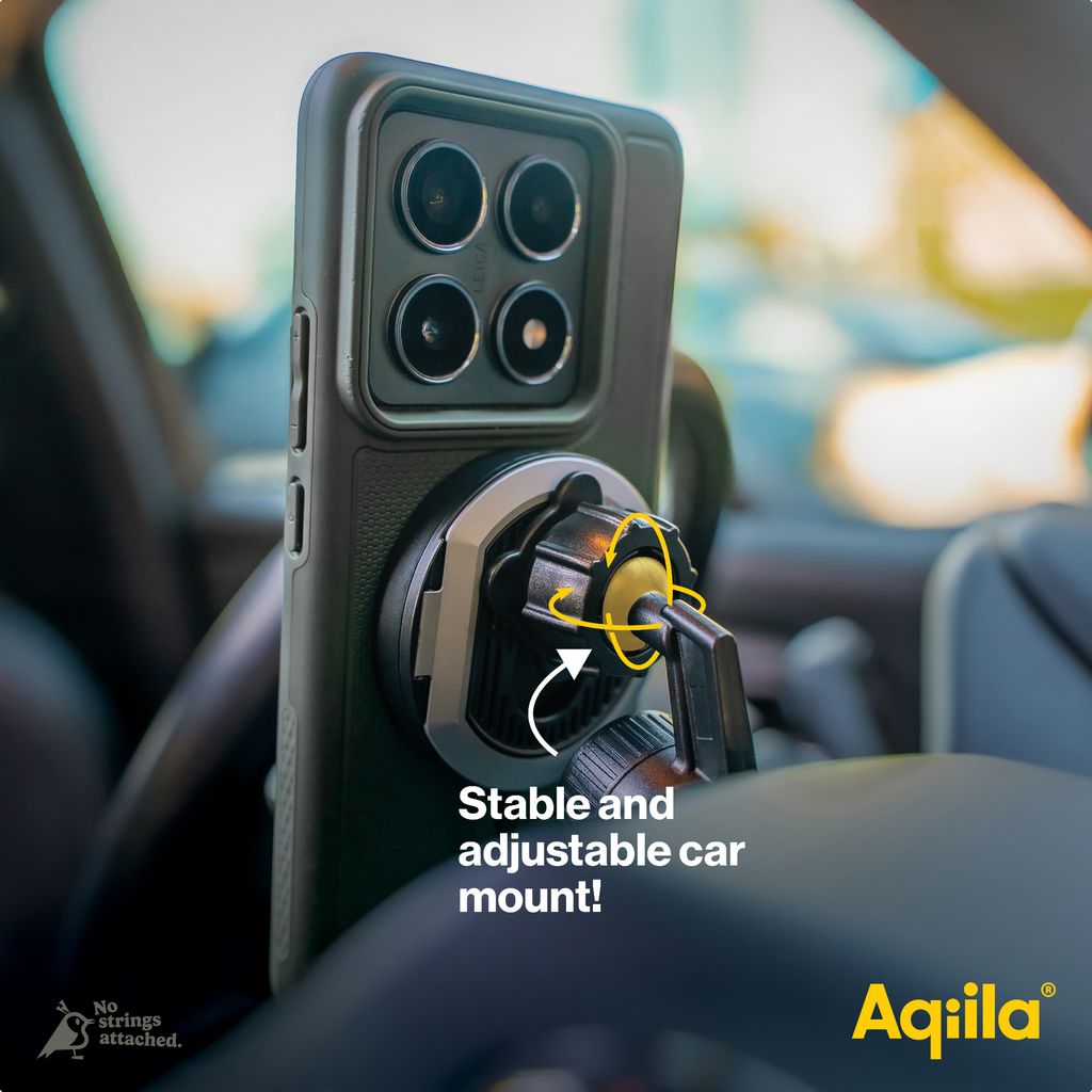 Aqiila Chargebird QC1 Qi2 trådløs oplader 3-i-1 med bilmontering