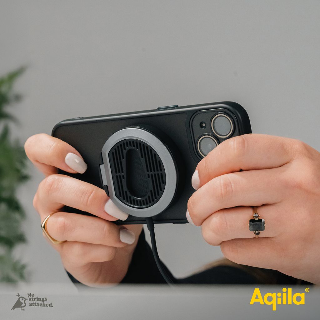 Aqiila Chargebird QC1 Qi2 trådløs oplader 3-i-1 med bilmontering