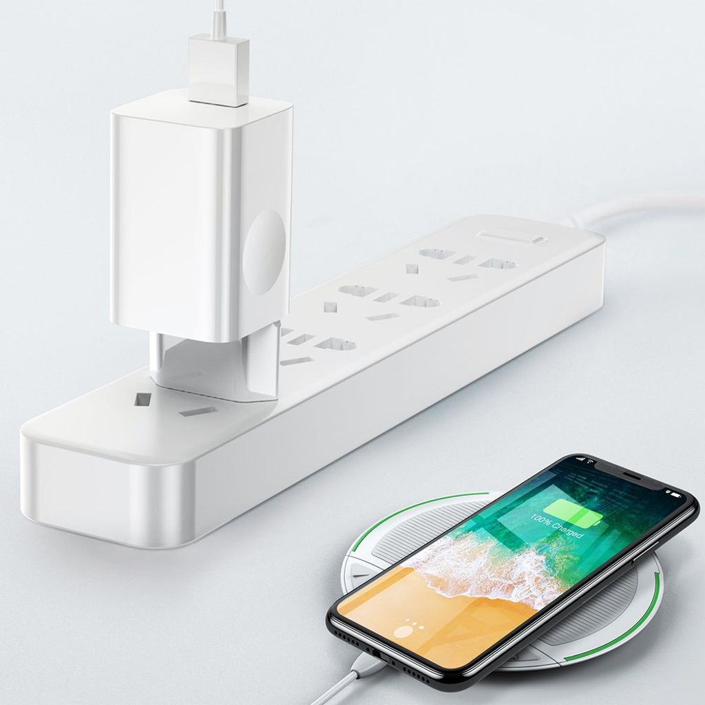 Baseus Charging Quick Charger CCALL-BX02 24W QC 3.0 snabbladdare vit