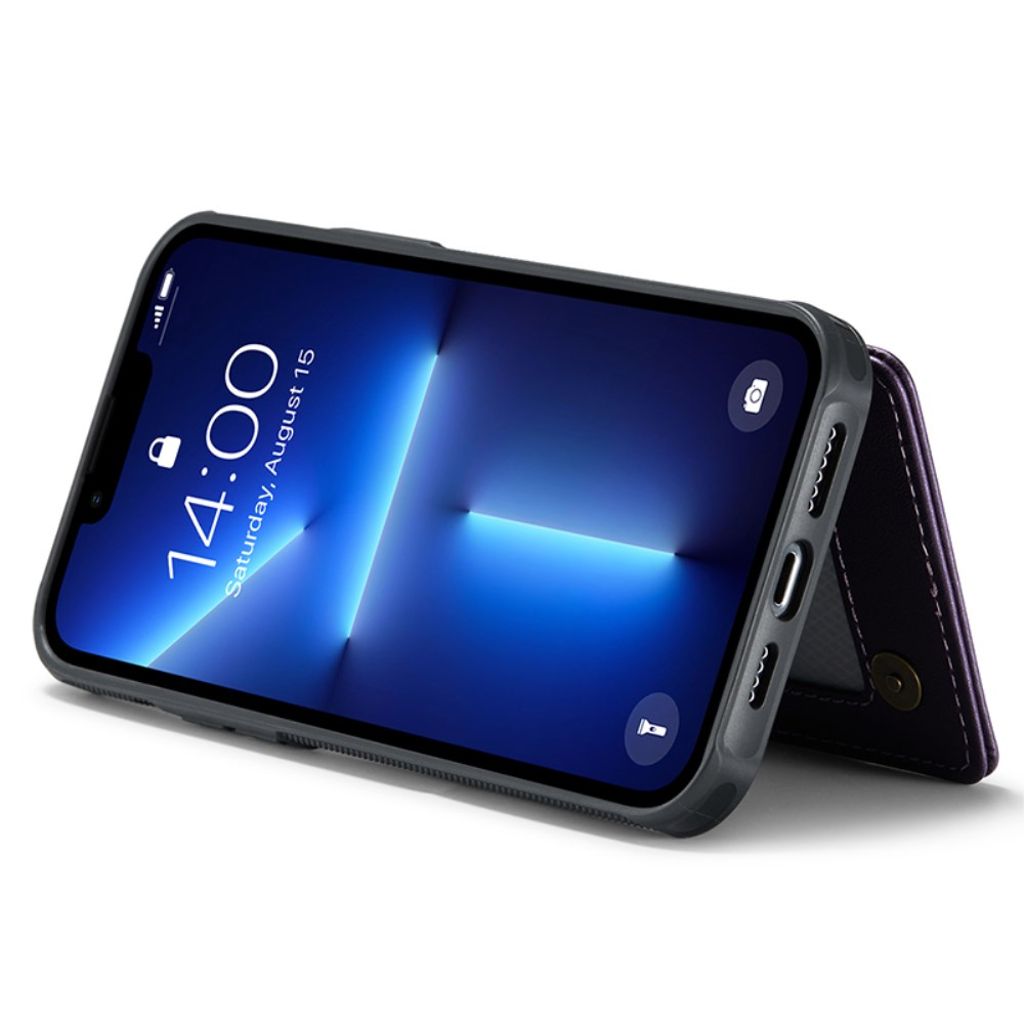 CASEME iPhone 13 Pro Max Lompakkokuori RFID-estolla - Violetti