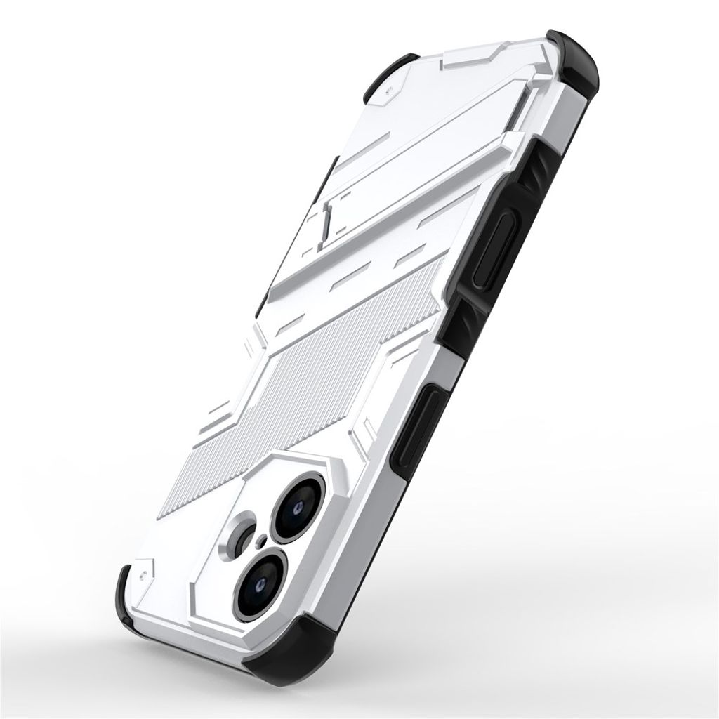 iPhone 17 Cover med Stativ - Hvid