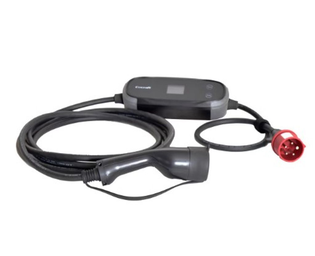 Cocraft Kannettava Sähköauton Laturi Type 2 11kW 400V 16A 5m
