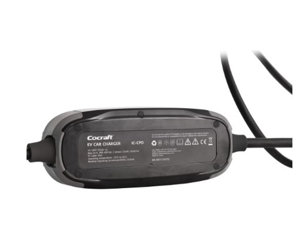 Cocraft Kannettava Sähköauton Laturi Type 2 11kW 400V 16A 5m