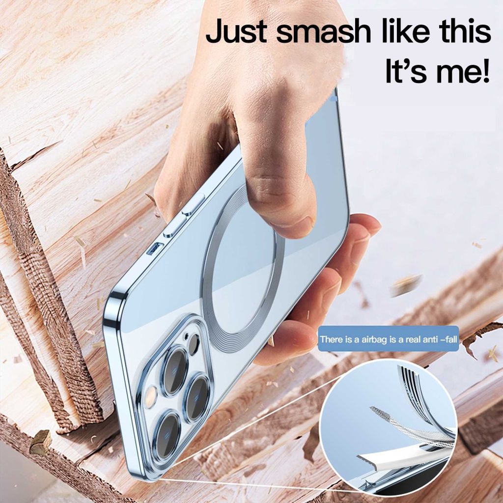 iPhone 14 MagSafe Case with Lens Protector - Gold