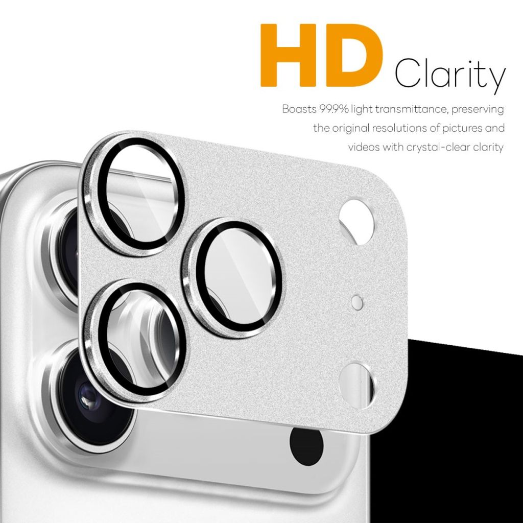 NORTHJO iPhone 17 Pro Max Lens protector - Silver