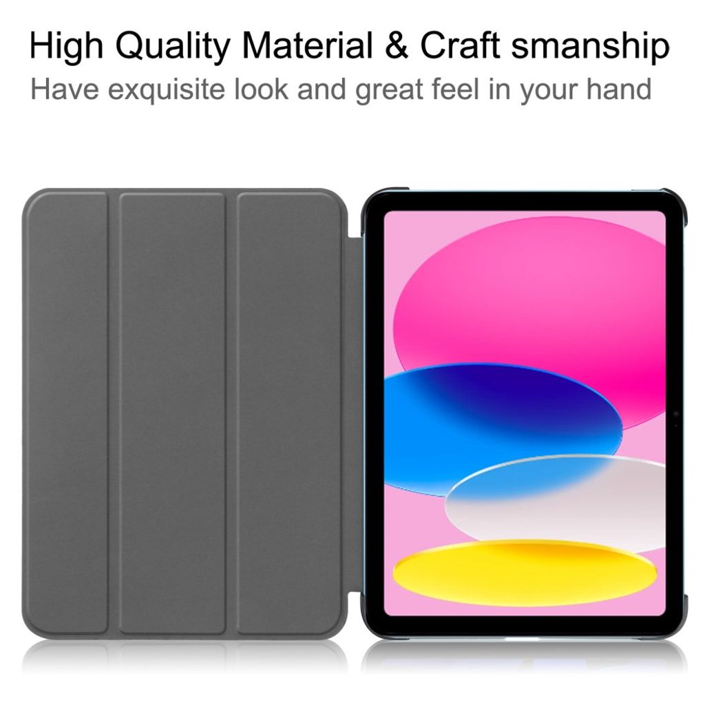 iPad A16 11" 2025 / 10.9" 2023 Tri-fold flip cover - Blå