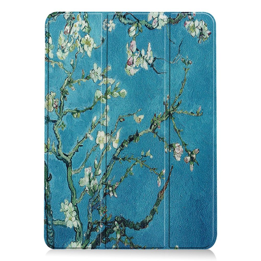 iPad Air 11" 2026/2025/2024 Tri-fold etui med mønster - Blå