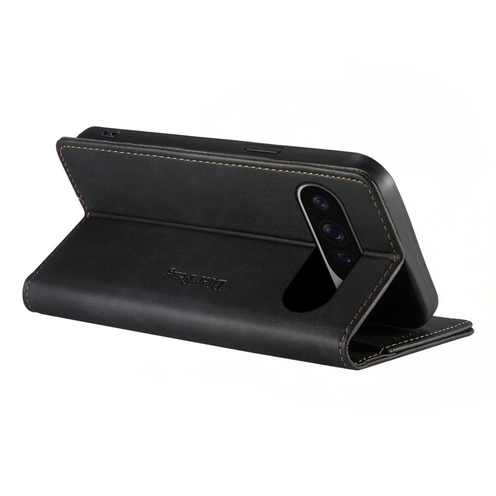 DIETFENG Google Pixel 11 Pro XL Plånboksfodral med RFID-blockering - Svart
