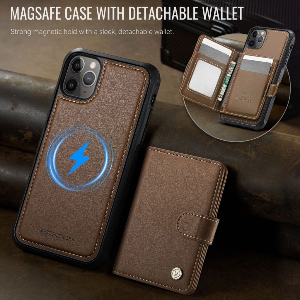 JEEHOOD iPhone 11 Pro Cover med MagSafe - Brun