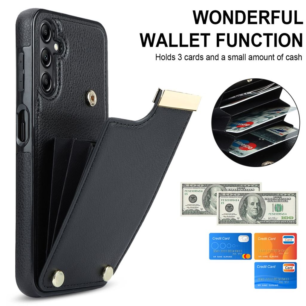 Samsung Galaxy S26 Deksel med Kortholder – Svart