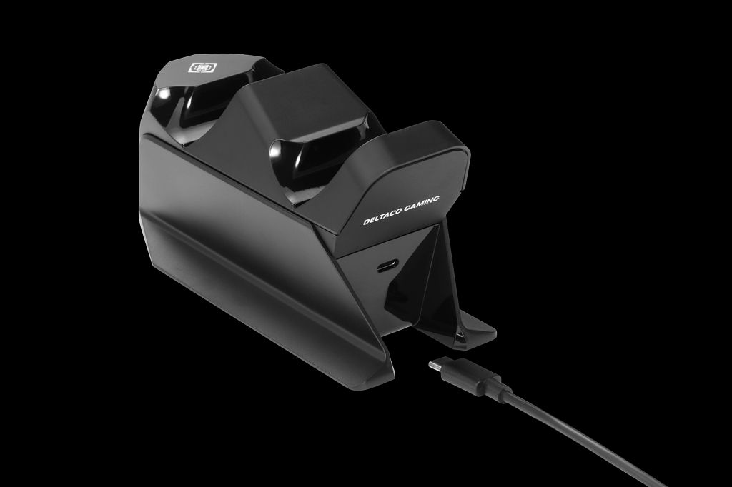 Deltaco Gaming Ladestation til Playstation 5 Controllere - Sort