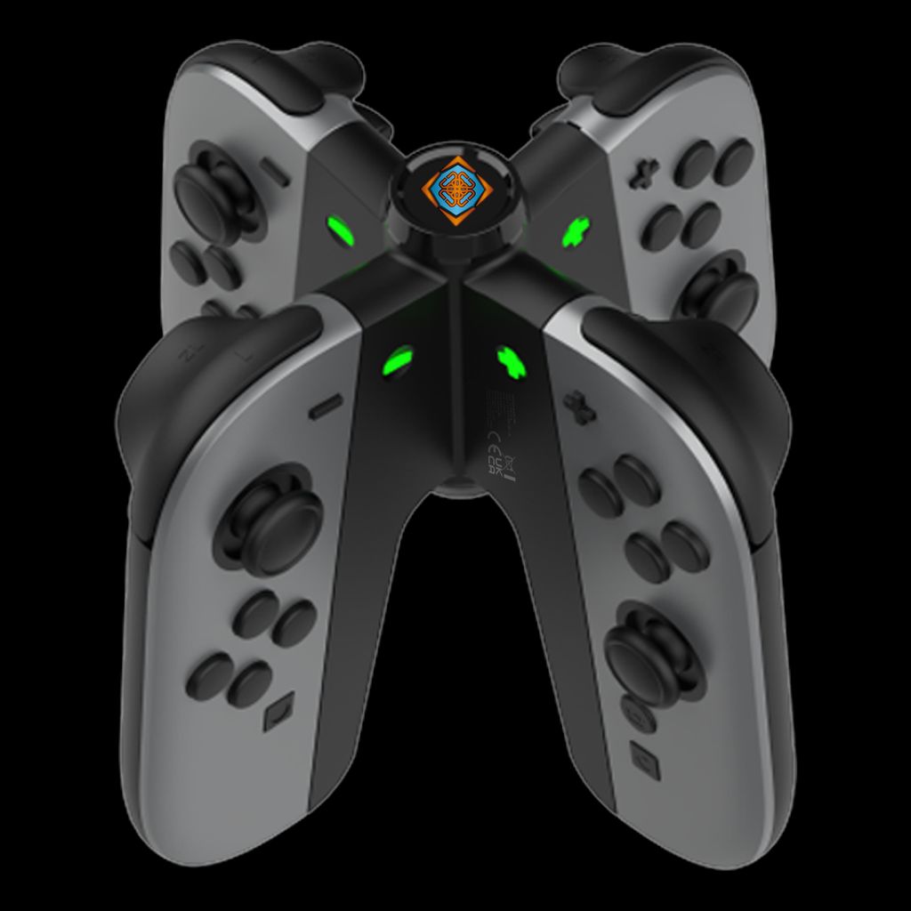 Deltaco Gaming laddstation för 4x Nintendo Switch 2 Joy-Con