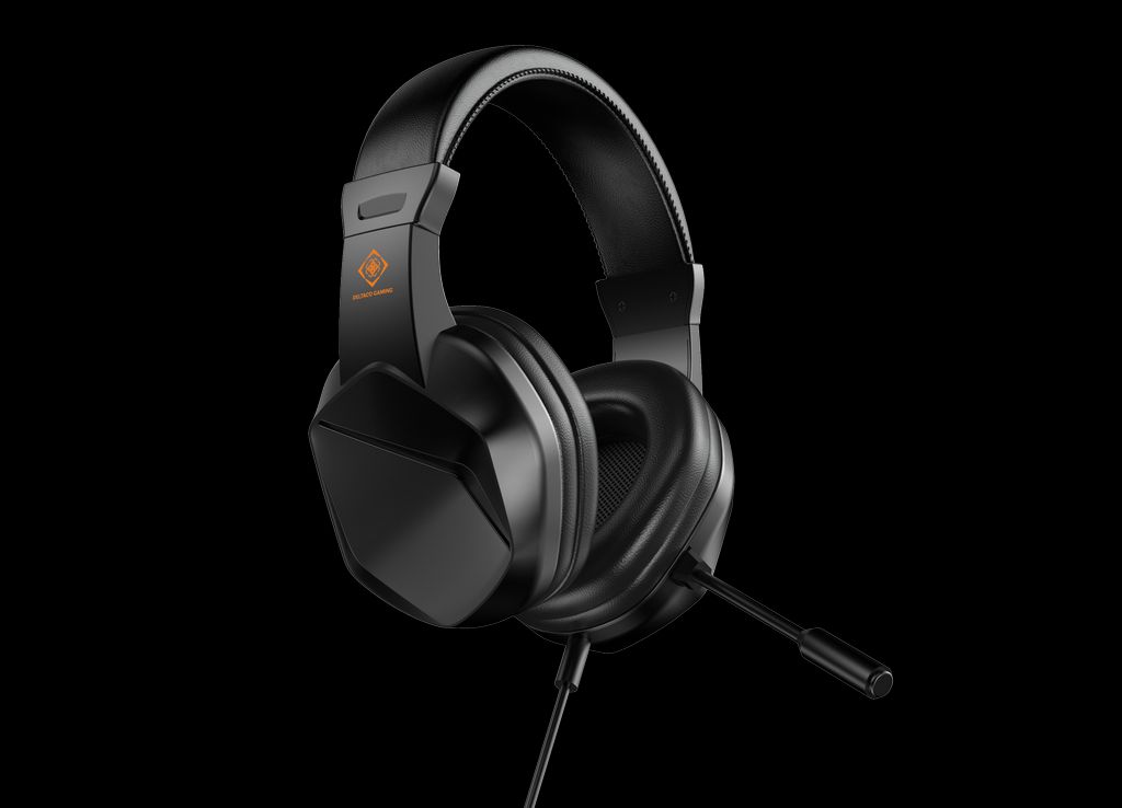 Deltaco Gaming 4-in-1 -pelipaketti, jossa kuulokkeet, näppäimistö, hiiri ja hiirimatto - RGB/musta
