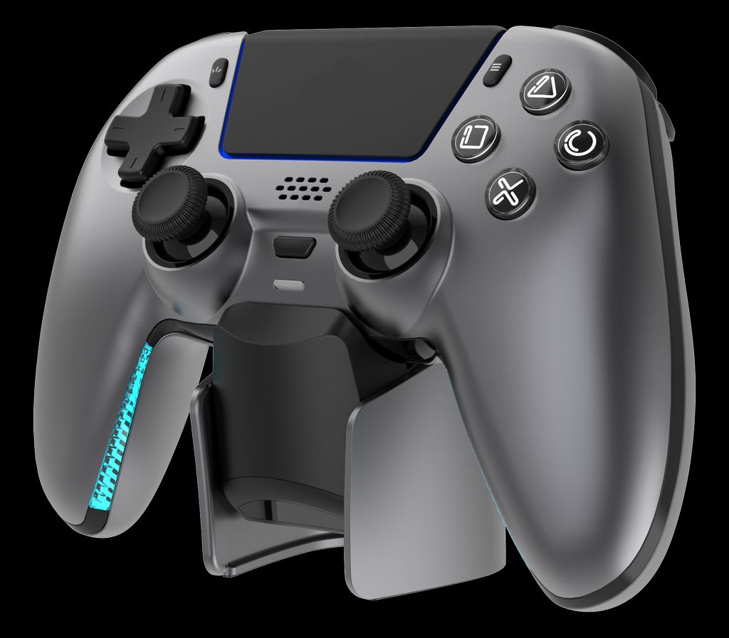 Deltaco Gaming Trådløs PS5 Controller med Opladningsdock – Grå