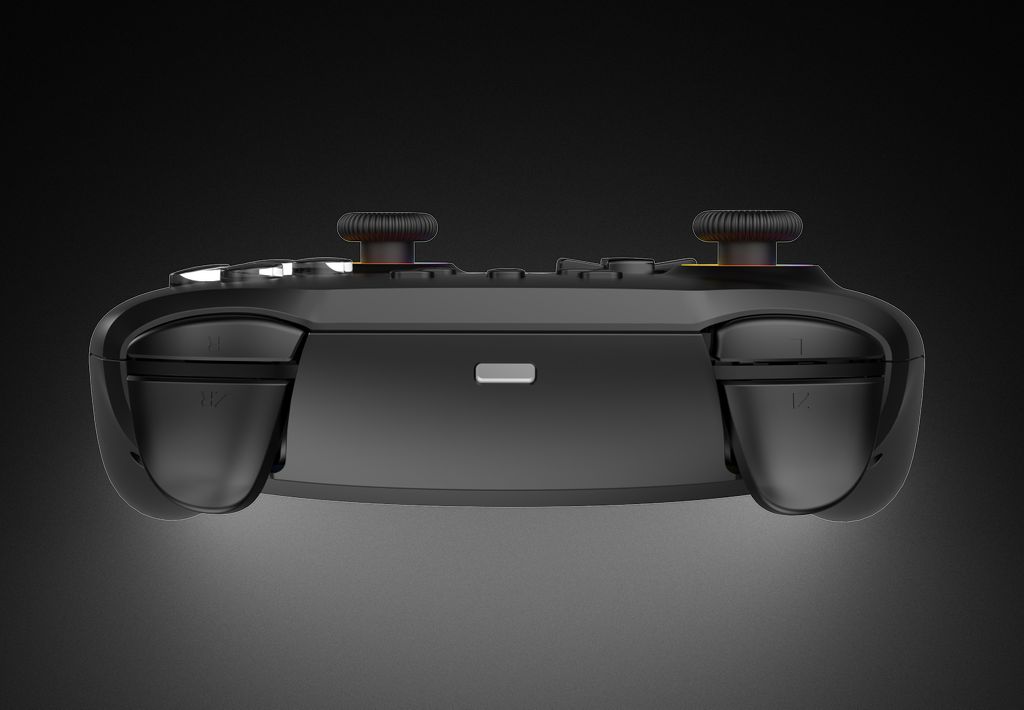 DELTACO GAMING Trådløs Controller til Nintendo Switch 2 med C-knap - RGB/Sort