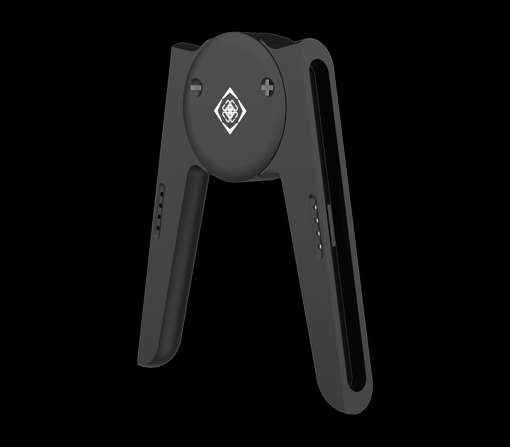 DELTACO GAMING grepp och laddstation för Nintendo Switch 2 Joy-Cons - Svart