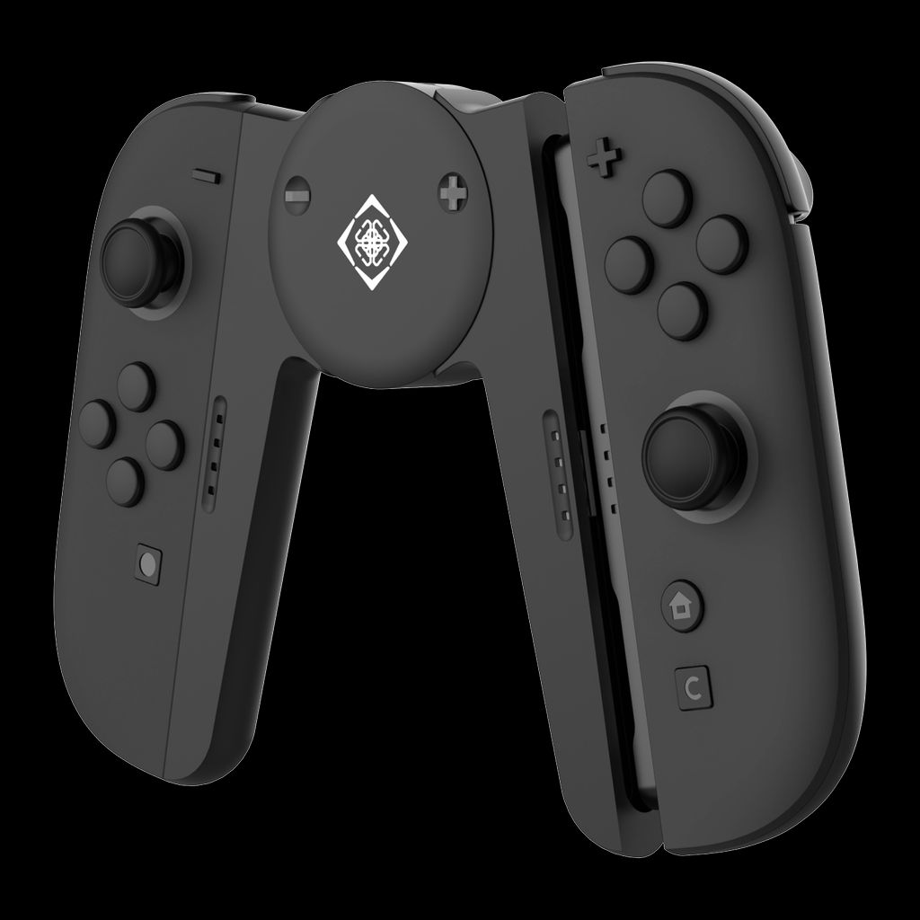 DELTACO GAMING grepp och laddstation för Nintendo Switch 2 Joy-Cons - Svart
