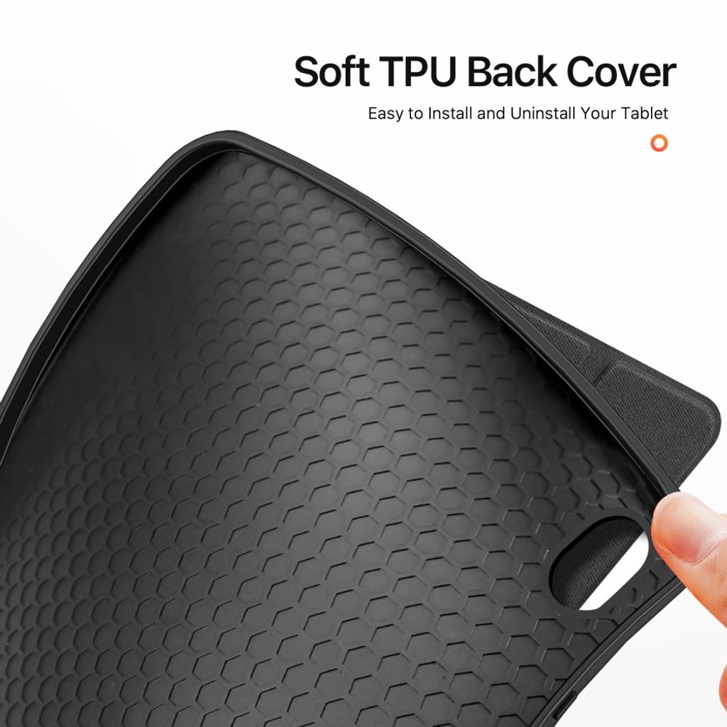 DUX DUCIS Samsung Galaxy Tab S12 Plus Tri-Fold Cover - Sort