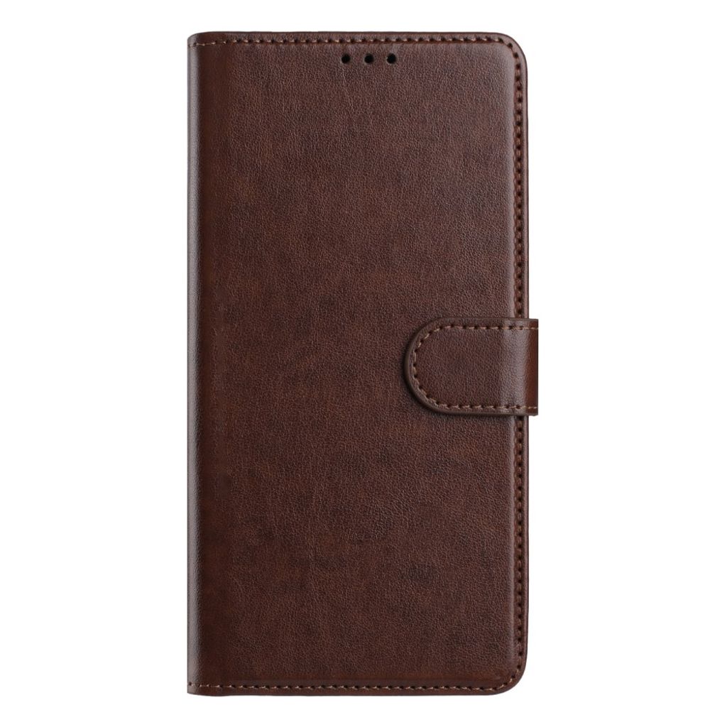 iPhone 18 Pro/17 Pro Flip Cover i PU læder - Mørkebrun