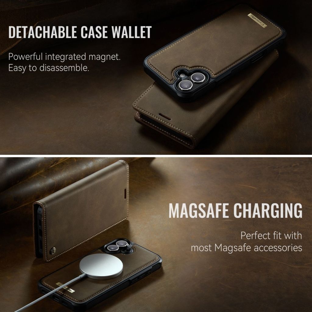 CASEME iPhone 17 Fodral med MagSafe - Brun