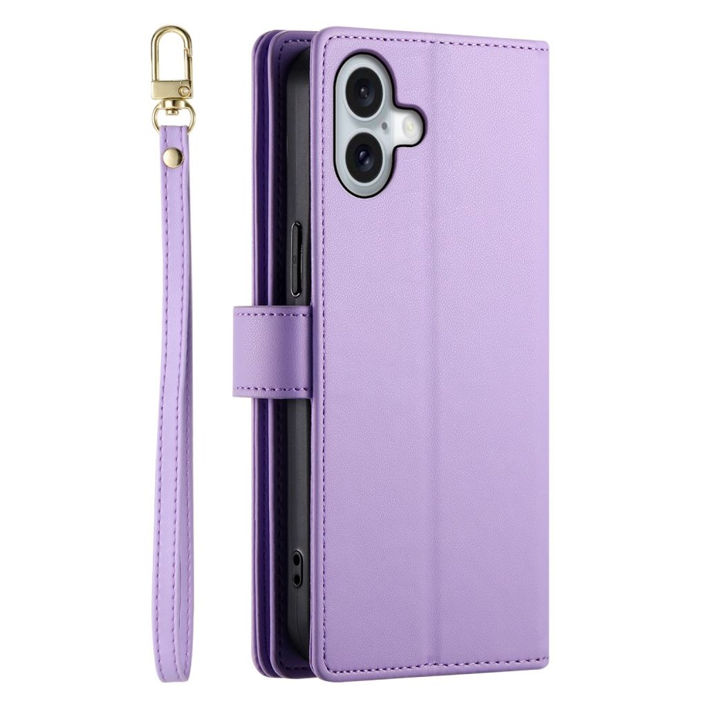 iPhone 17 Lompakkokotelo Kantohihna - violetti