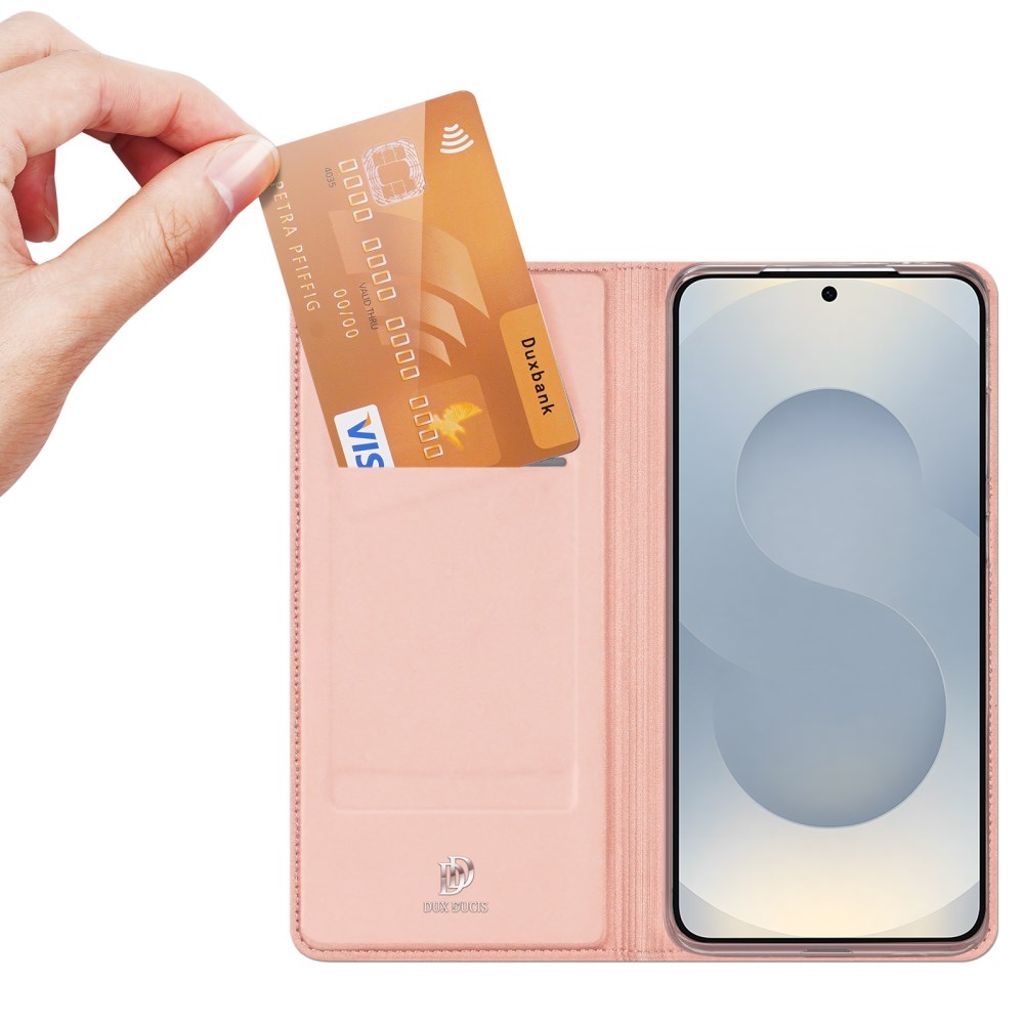 DUX DUCIS Samsung Galaxy S26 Plus Wallet Cover Stand - Pink