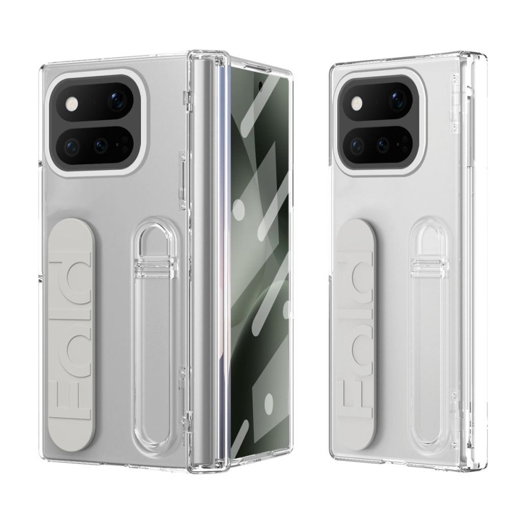 Google Pixel 11 Pro Fold Deksel med skjermbeskytter i herdet glass - Gjennomsiktig