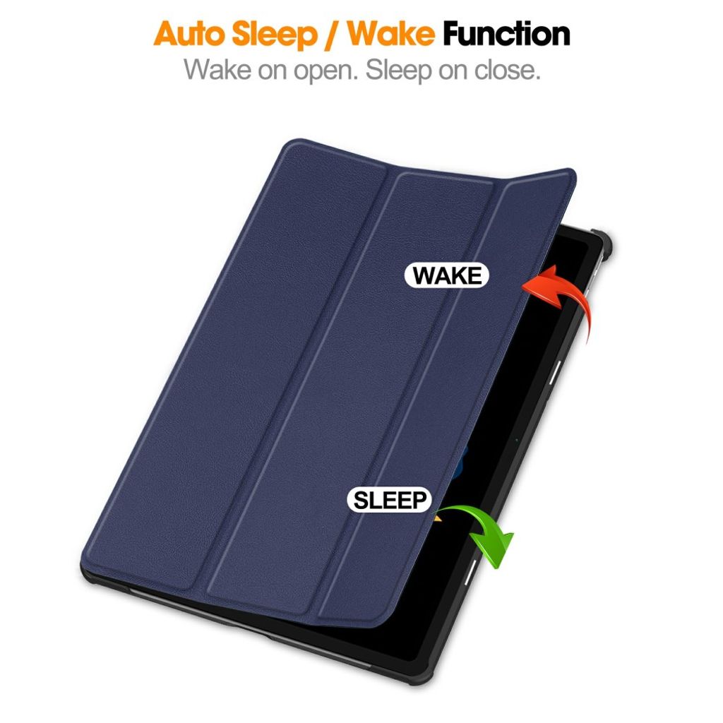 Lenovo Idea Tab Plus Etui med stativ - Blå