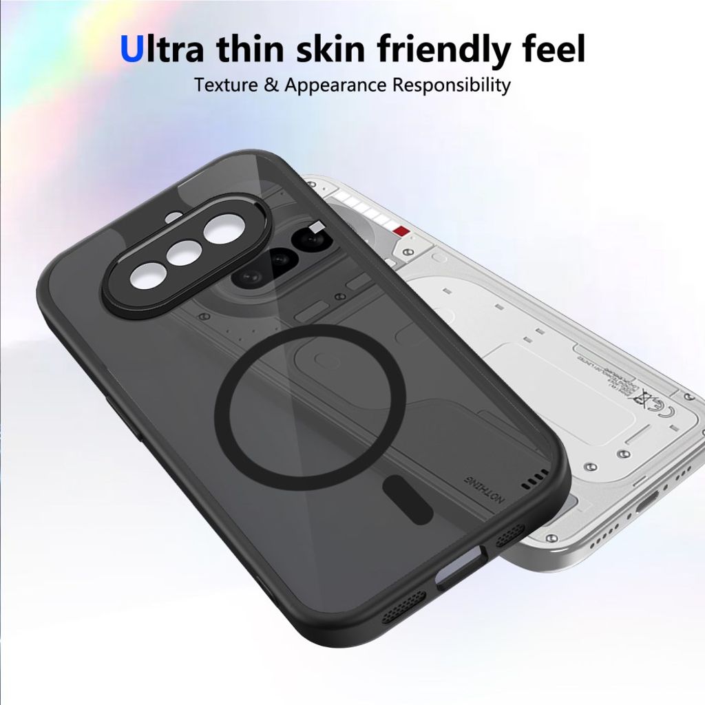 Nothing Phone (4a) MagSafe-kompatibelt Deksel - Svart