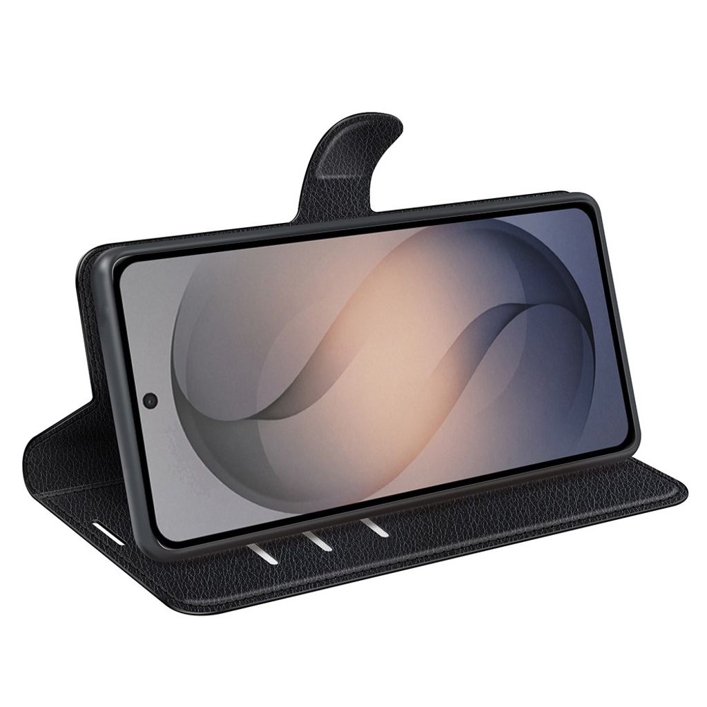 Samsung Galaxy S26 FE Lommebokdeksel med Stativ – Svart