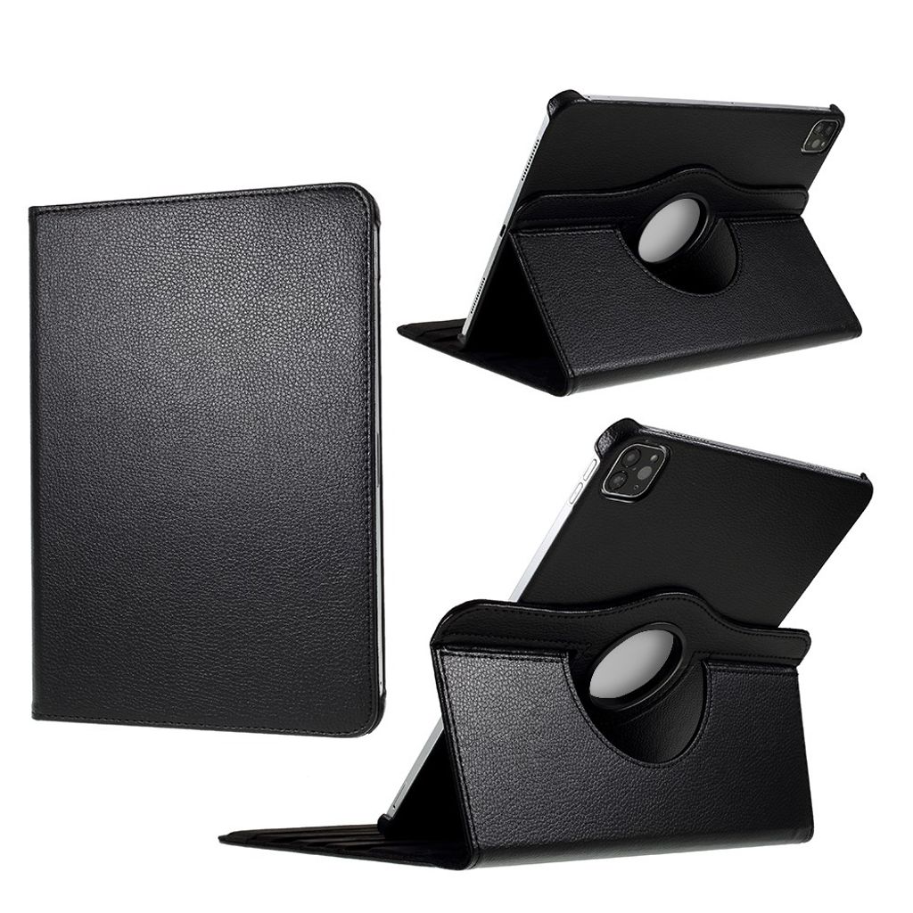 iPad Air 11"/10.9"/Pro 11" Etui med roterende stativ - Svart