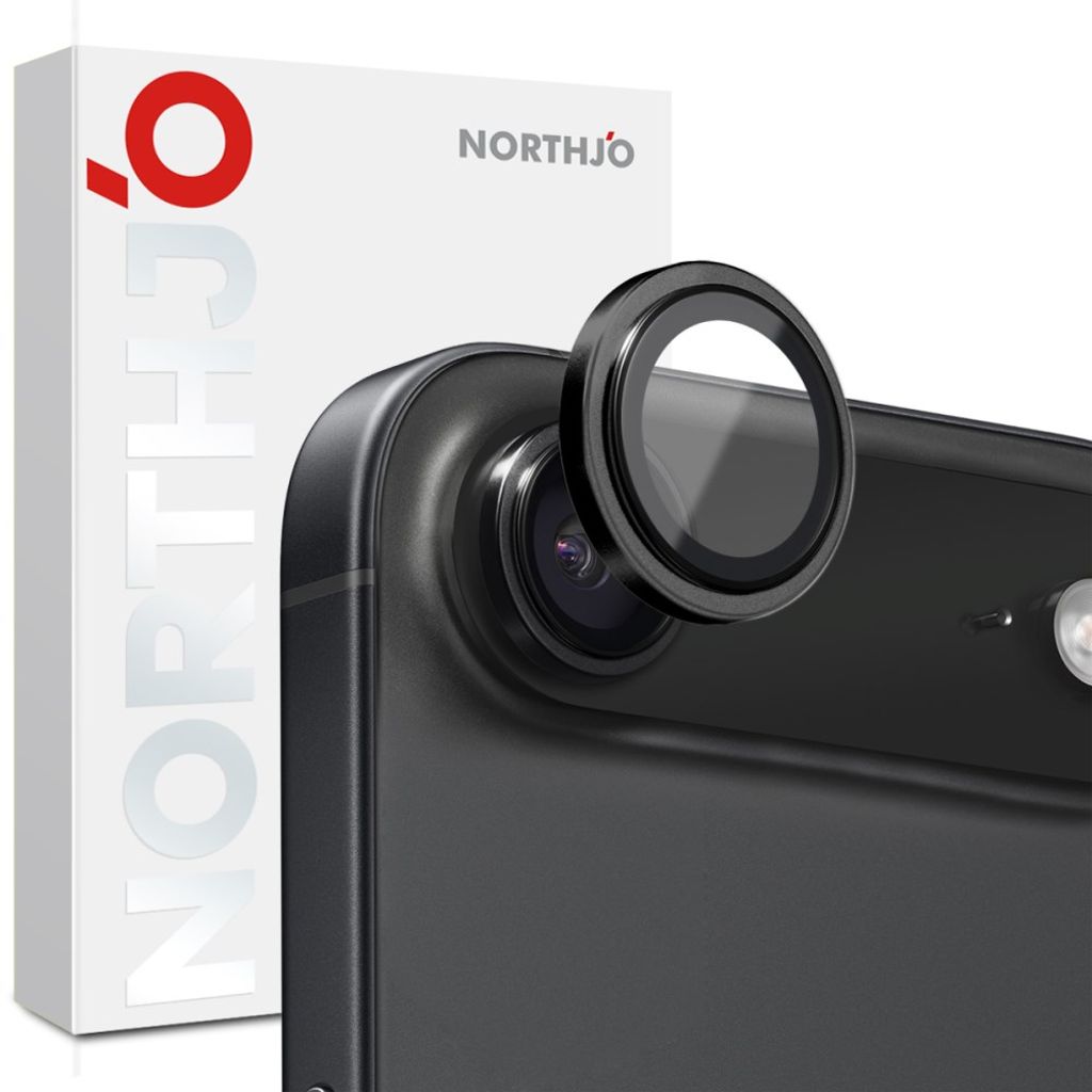 NORTHJO iPhone 17 Air Lens protector 9H - Black