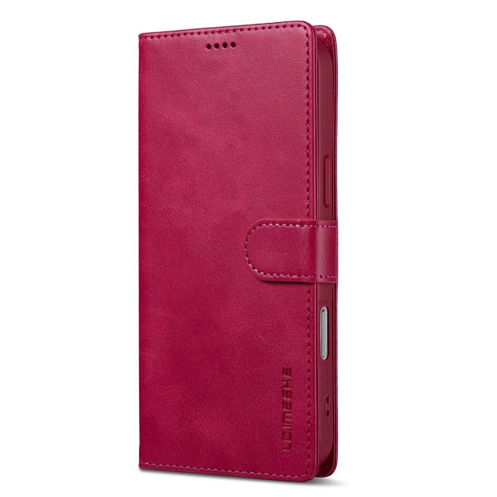 LC.IMEEKE iPhone 17 Pro Pung-cover med Stander - Lyserød