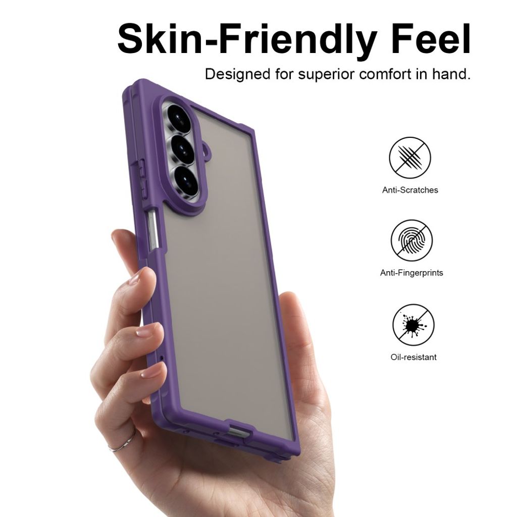 Samsung Galaxy Z Fold8 Ultra Matteret Cover - Lilla