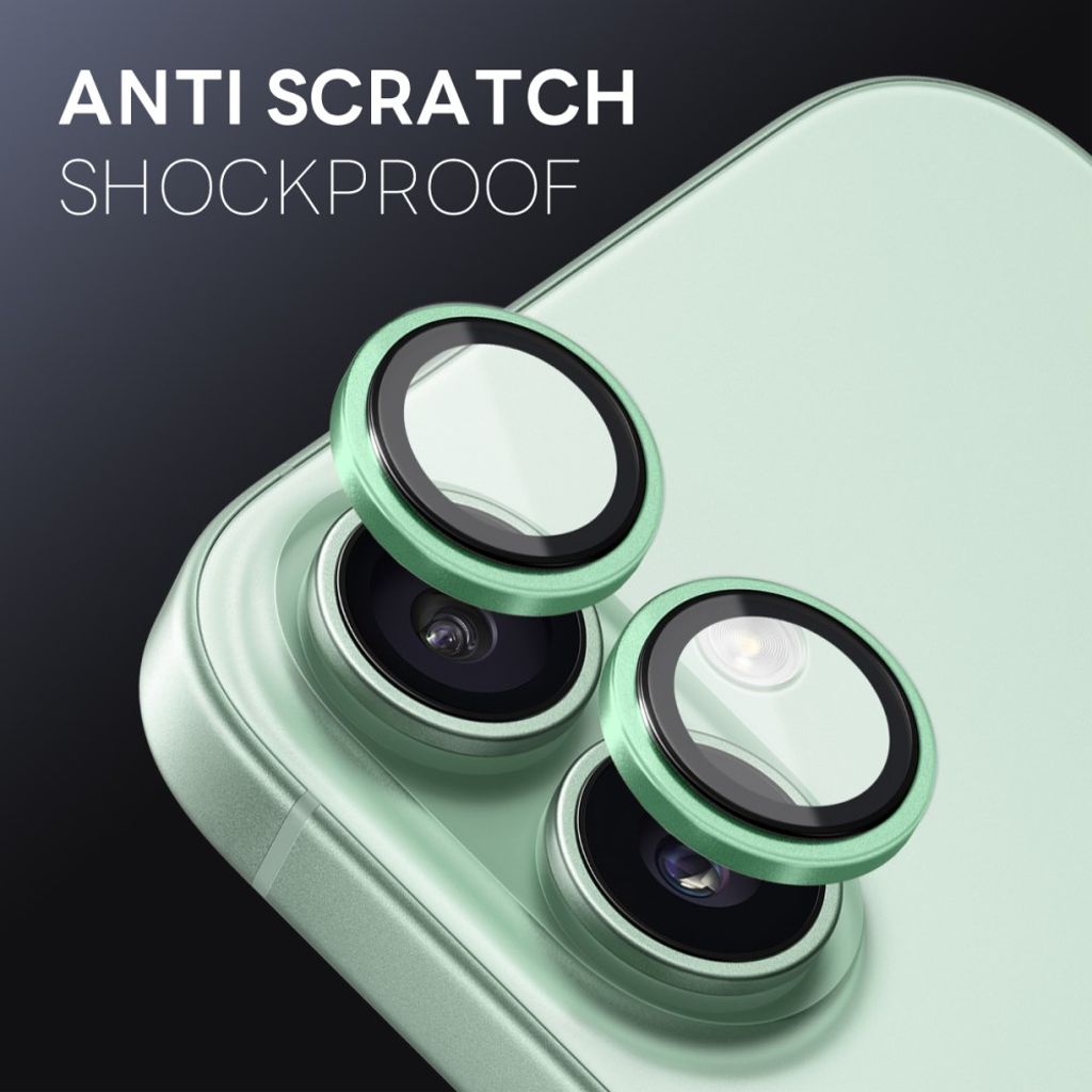 NORTHJO iPhone 17 Lens protector 9H - Green